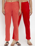 TAG 7 Women Pack of 2 Wool Blend Ankle-Length Acrylic Leggings Pants