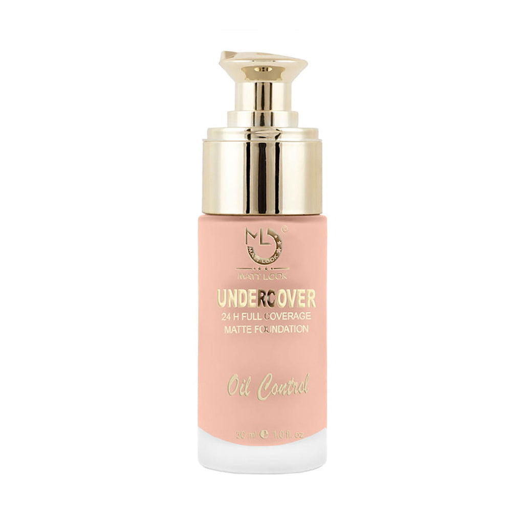 Matt Look Undercover 24Hr Full Coverage & Oil Control Matte Foundation - Beige