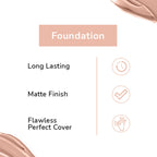 Matt Look Undercover 24Hr Full Coverage & Oil Control Matte Foundation - Beige