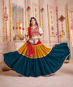 Monjolika Fashion Mirror And Kodi Work Colorful Navratri Chaniya Choli In Viscose Cotton - Distacart