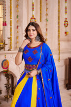Monjolika Fashion Multicolor Viscose Cotton Navratri Chaniya Choli For Festival - Distacart