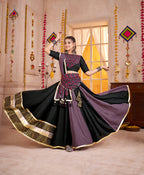 Monjolika Fashion Multicolor Viscose Cotton Navratri Chaniya Choli For Festival - Distacart