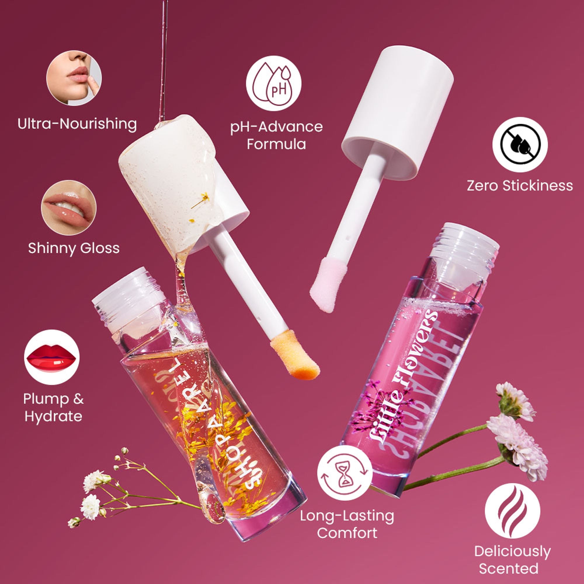Shopaarel Little Flower Lip Gloss - Delicious