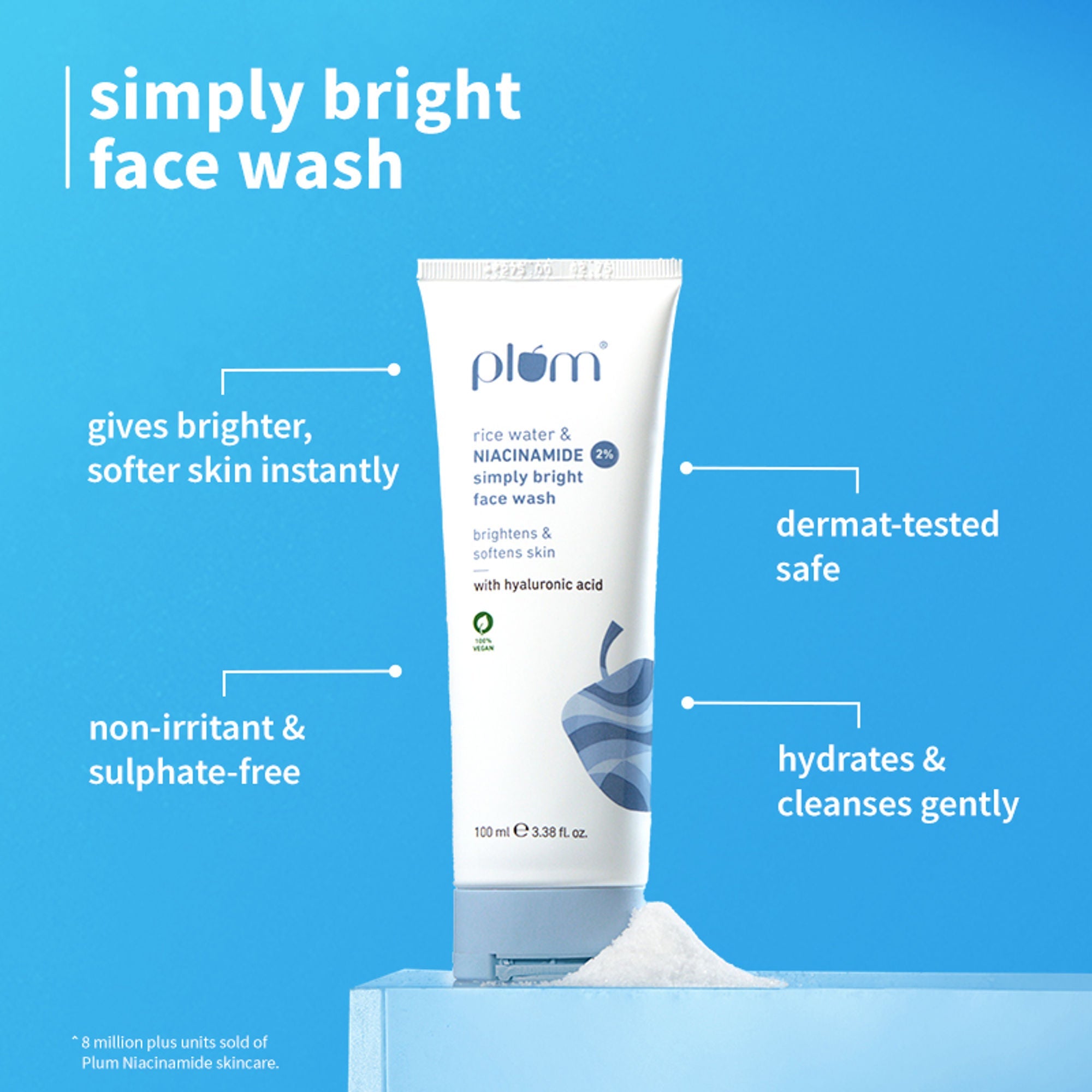 Plum Niacinamide Facewash, Toner & Face Serum Combo Tightens Pore, Fades Blemishes & Hydrates