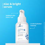 Plum Niacinamide Facewash, Toner & Face Serum Combo Tightens Pore, Fades Blemishes & Hydrates