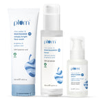 Plum Niacinamide Facewash, Toner & Face Serum Combo Tightens Pore, Fades Blemishes & Hydrates