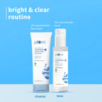 Plum Bestselling Niacinamide Facewash And Toner Combo Tightens Pore, Brightens Skin, Fades Blemishes