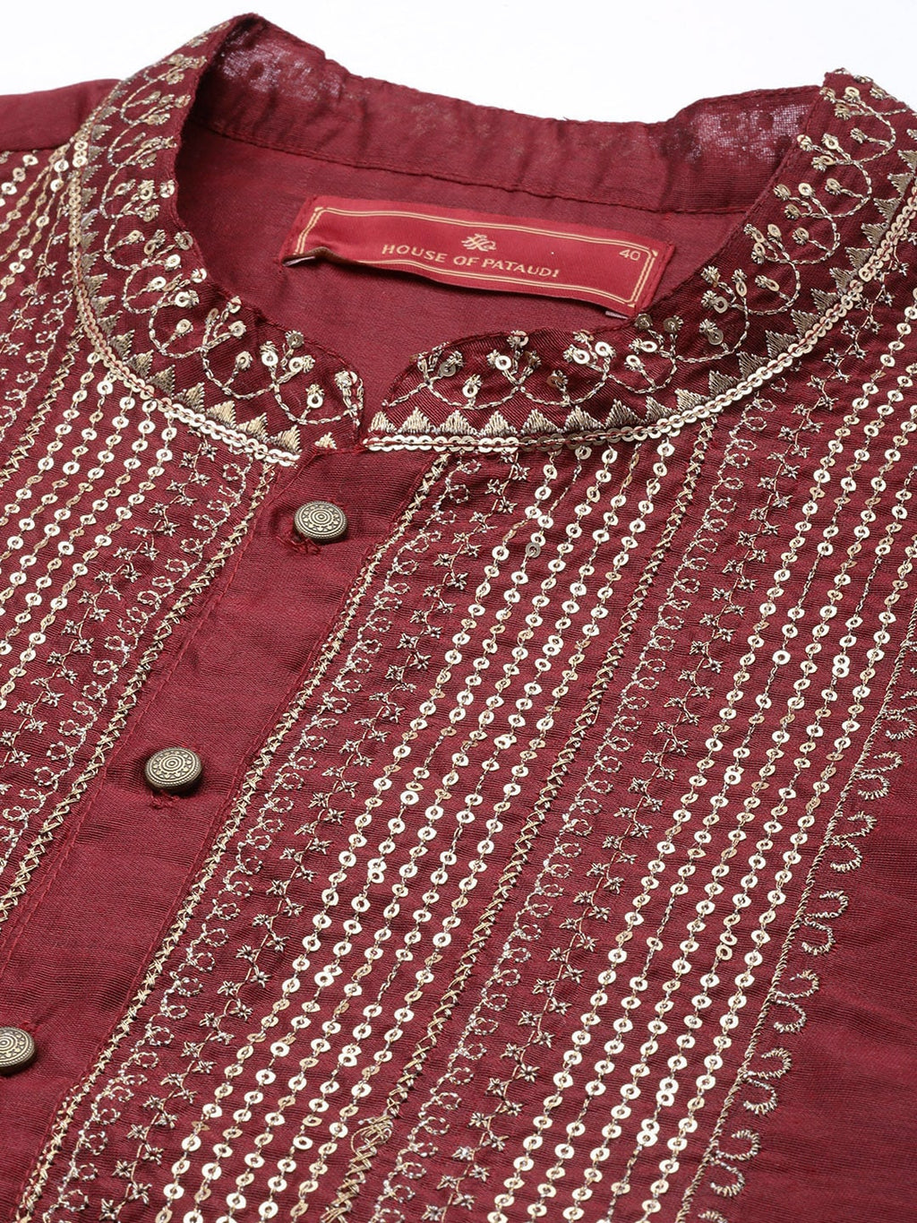 House of Pataudi Men Yoke Design Long Sleeves Jashn Kurta