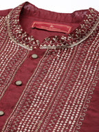House of Pataudi Men Yoke Design Long Sleeves Jashn Kurta