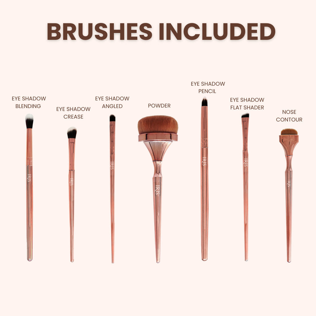 IRIS COSMETICS Luminous Complete Brush Set
