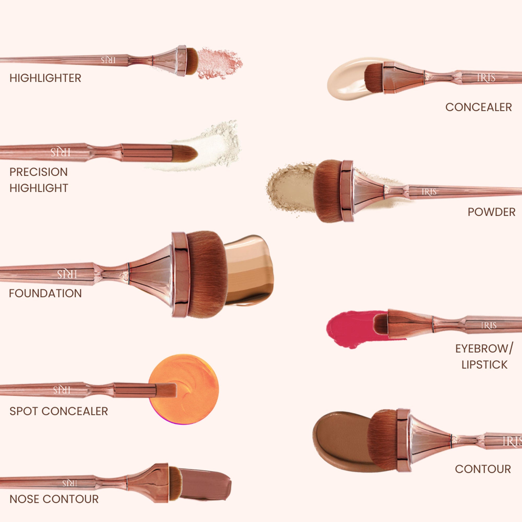 IRIS COSMETICS Luminous HD Contour Brush