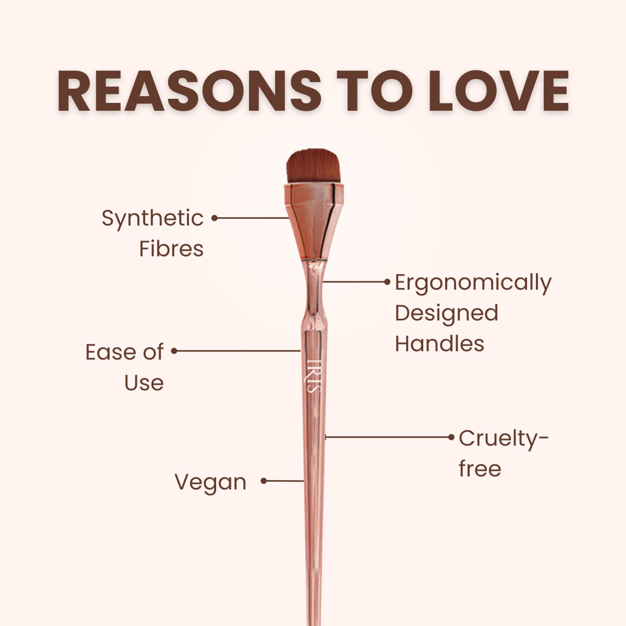 IRIS COSMETICS Luminous HD Concealer Brush