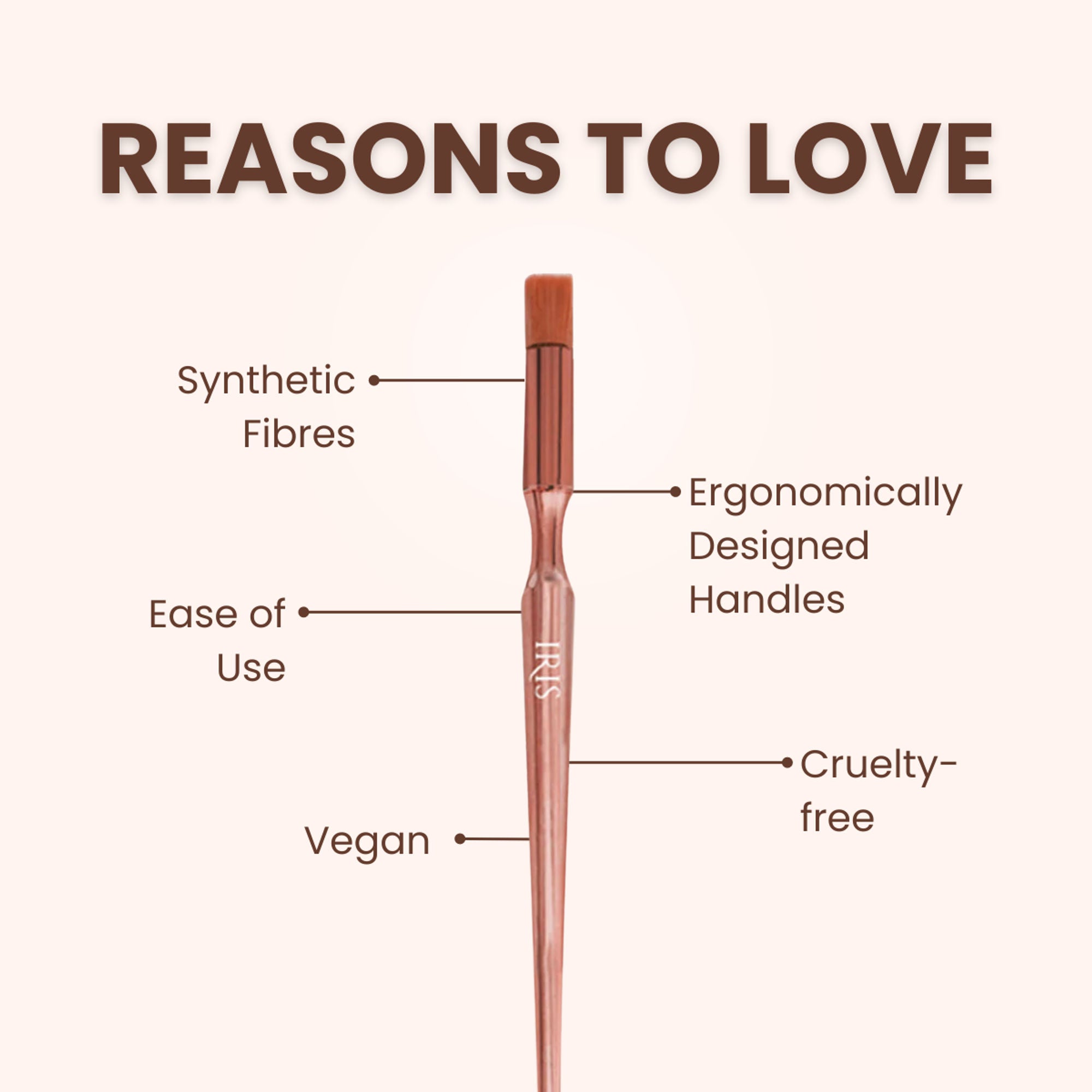 IRIS COSMETICS Luminous HD Spot Concealer Brush