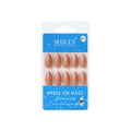 shills professional reusable press on nails almond spn617