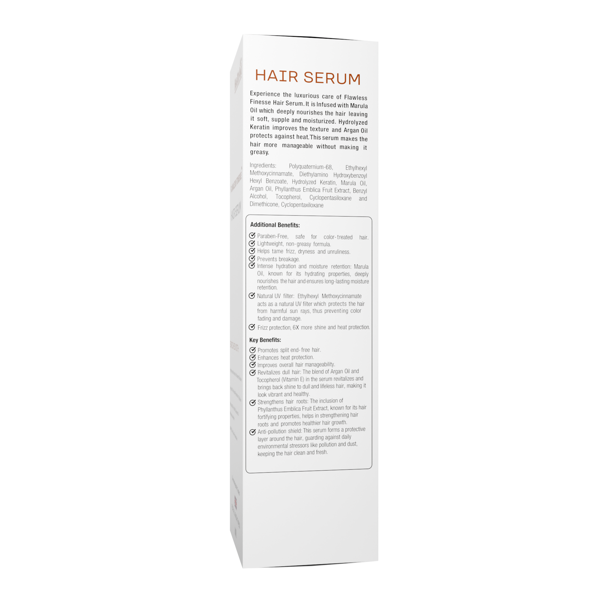 Flawless Finesse By HealthAid Hair Serum