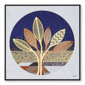 Tehzeeb Creations Golden Embossed Wall Painting