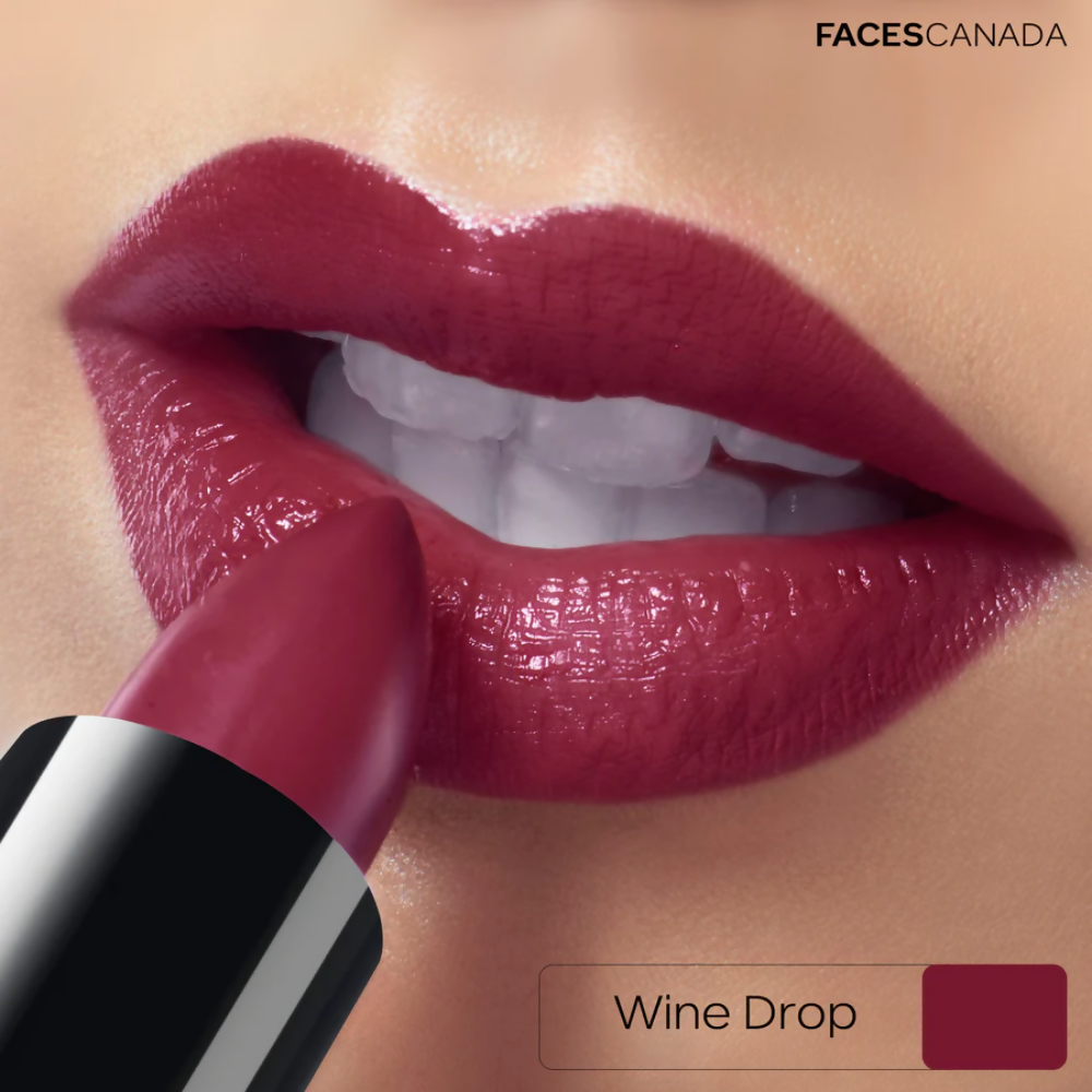 Faces Canada Creme Finish Lipstick - Wine Drop 20 - Distacart