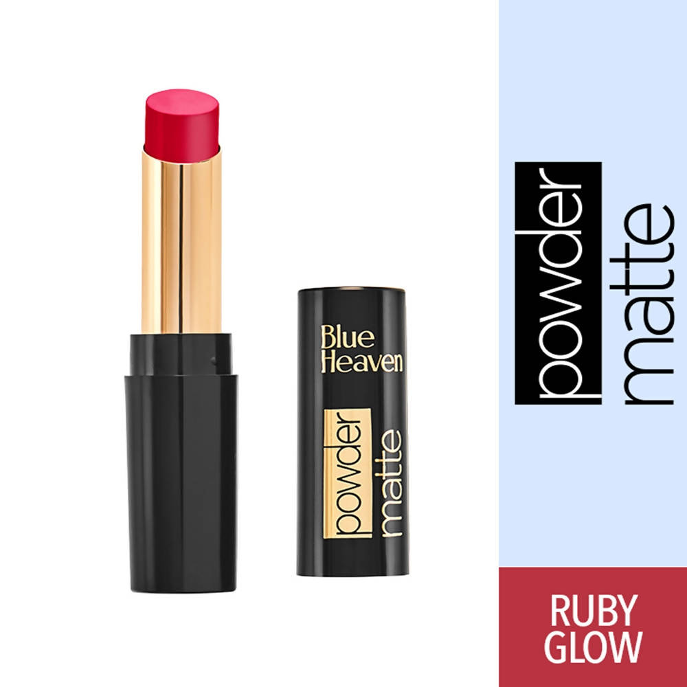 Blue Heaven Powder Matte Lipstick Ruby Glow 3.5 gm
