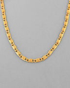 VOJ Gold-Polished Statement Chain