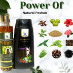 Qykkare Herbal Anti-Hairfall Shampoo & Herbal Hair Growth Oil Combo