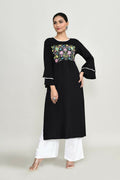 Joban Fashion Black Rayon Tunic