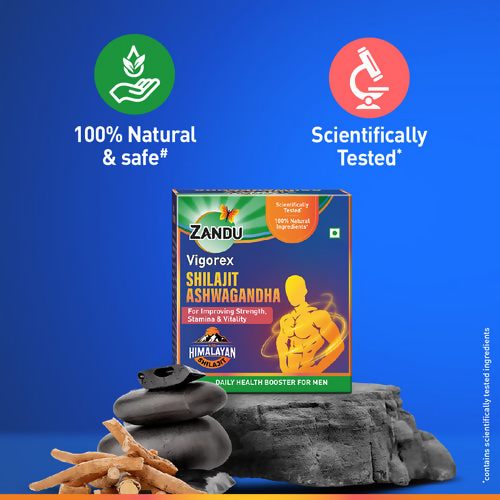 Zandu Vigorex SJ Ashwagandha Capsules - Distacart