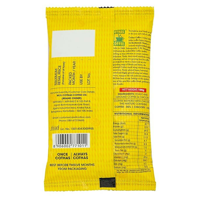 Cothas Coffee – Speciality Blend South Indian Filter Coffee Powder