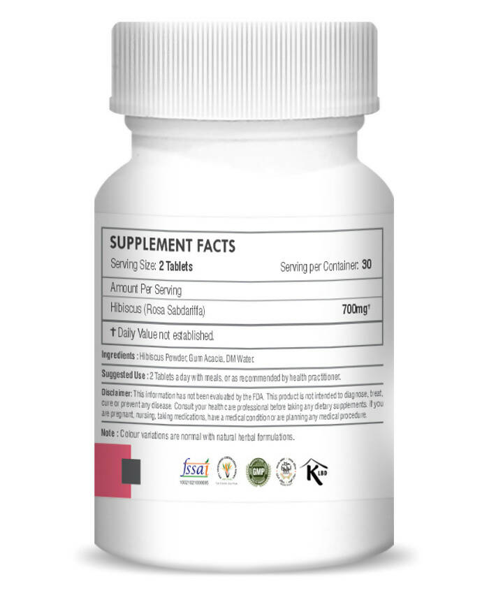 H&C Herbal Hibiscus Tablets - Distacart