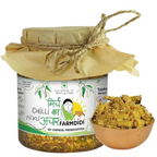 FarmDidi Spicy Green Chilli Pickle - Spicy