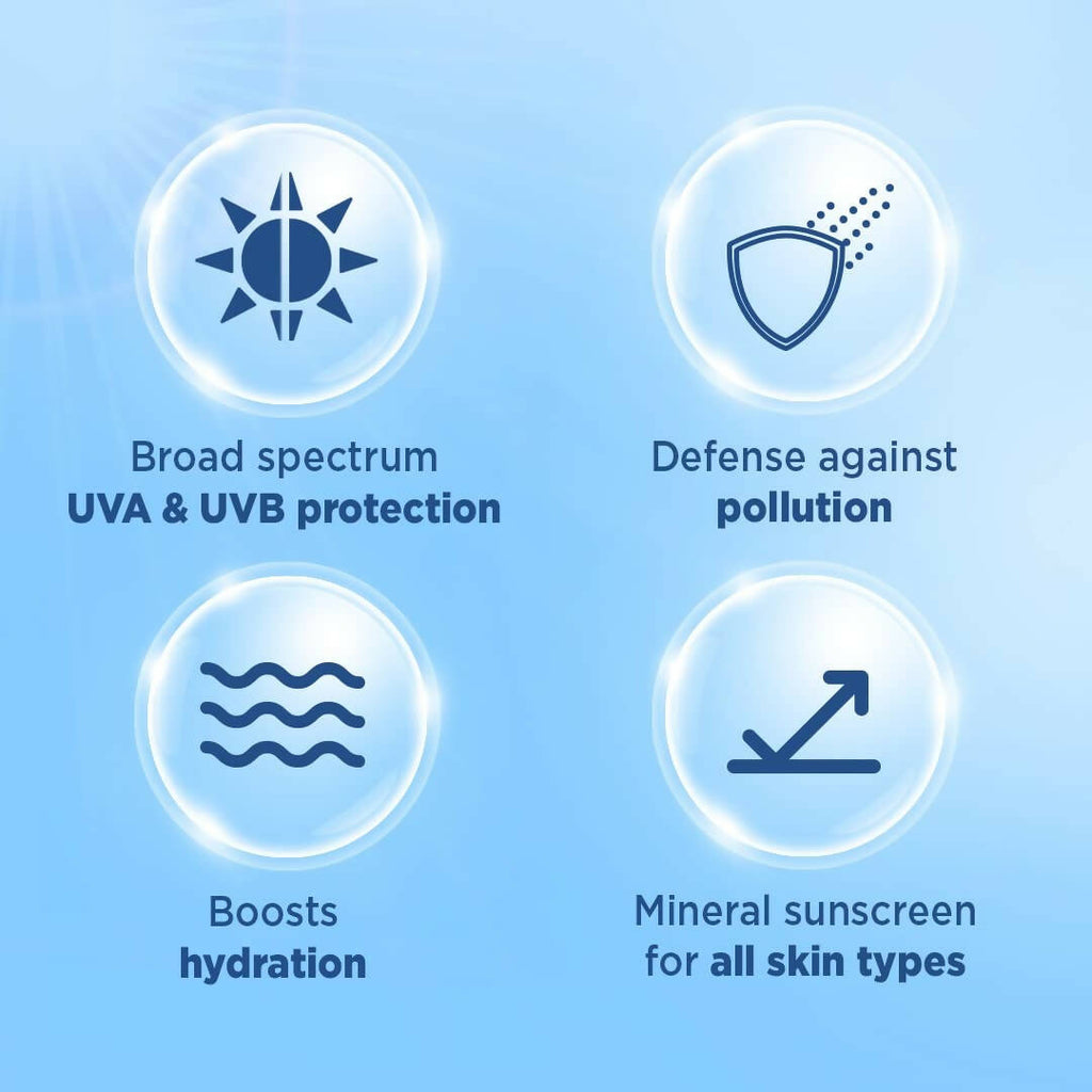 La Shield Mineral Sunscreen Gel For Pollution Protect - SPF 40 PA+++ - Distacart