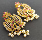 Multicolor AD Designer Earrings - Distacart