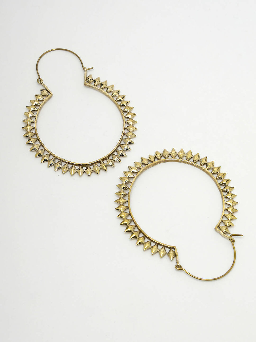 NVR Women Golden Full Circular Hoop Earrings - Distacart