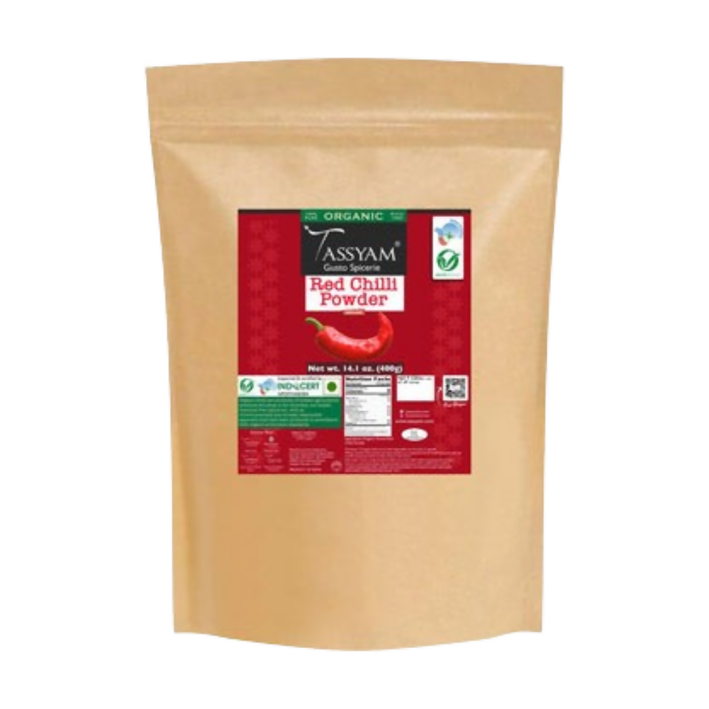 Tassyam Organics Certified 100% Organic Red Chilli Powder - Distacart