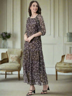 Souchii Printed Maxi Dress