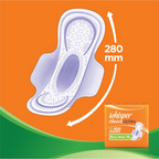 Whisper Choice Ultra Sanitary Pads Large Size - Distacart