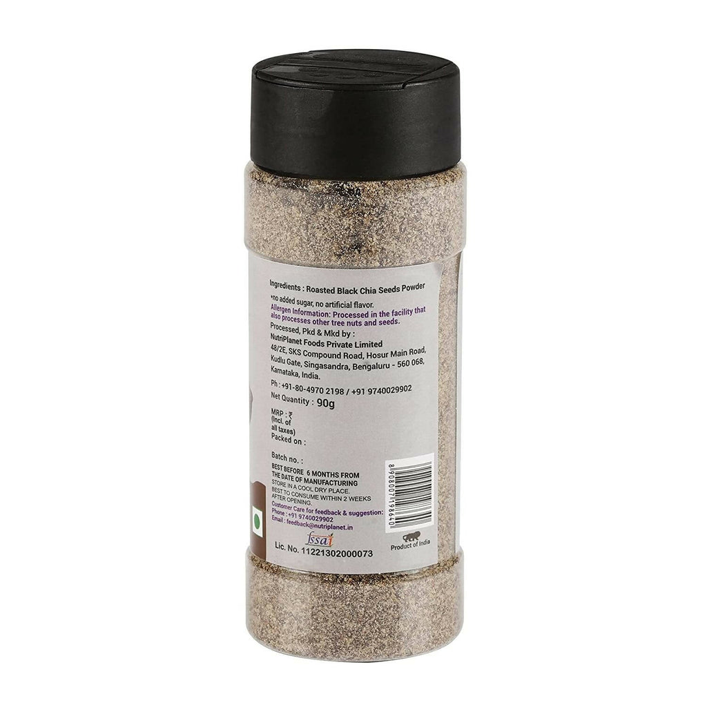 Fulsome Black Chia Seeds Powder (Roasted) - Distacart