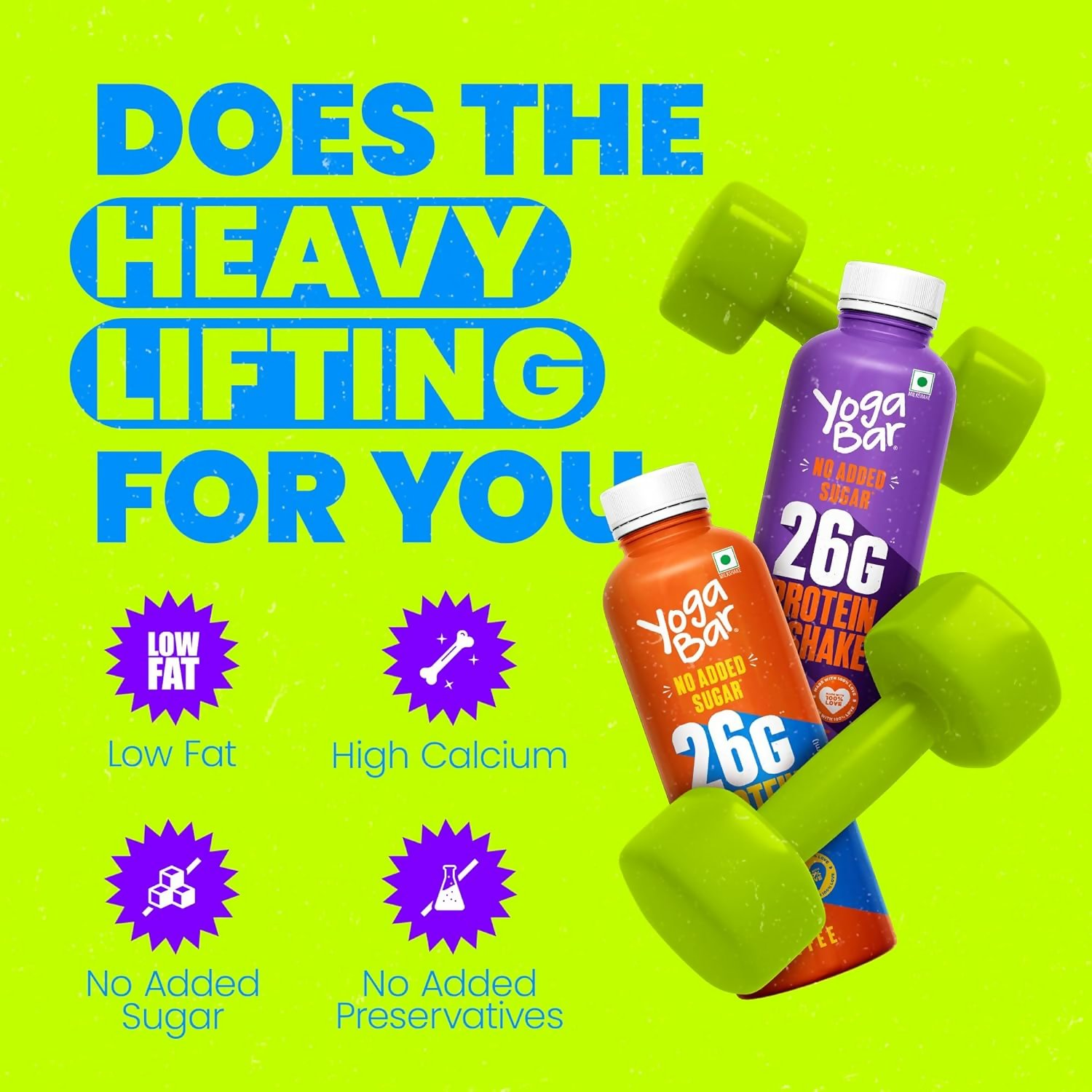 Yoga Bar 26g Protein Shake - Cold Coffee - Distacart