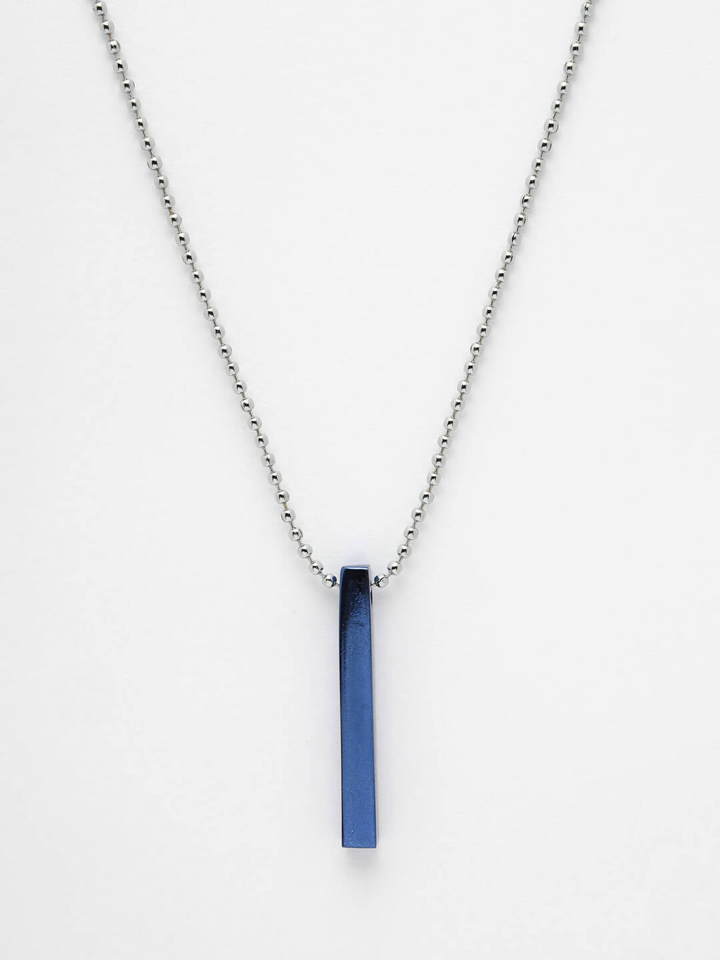 NVR Men Blue Plated Geomatric Pendent With Chain