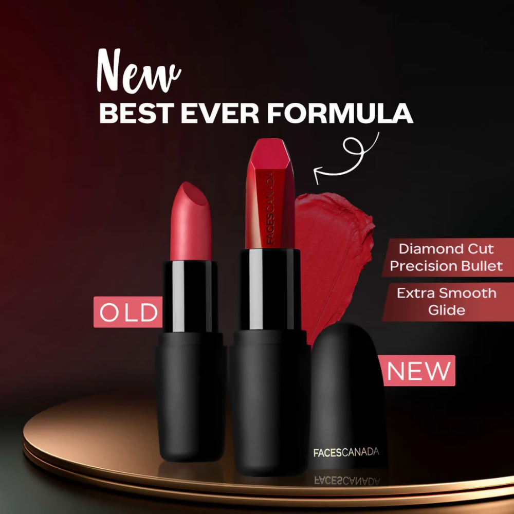 Faces Canada Weightless Matte Finish Lipstick - Royal Maroon 16 - Distacart