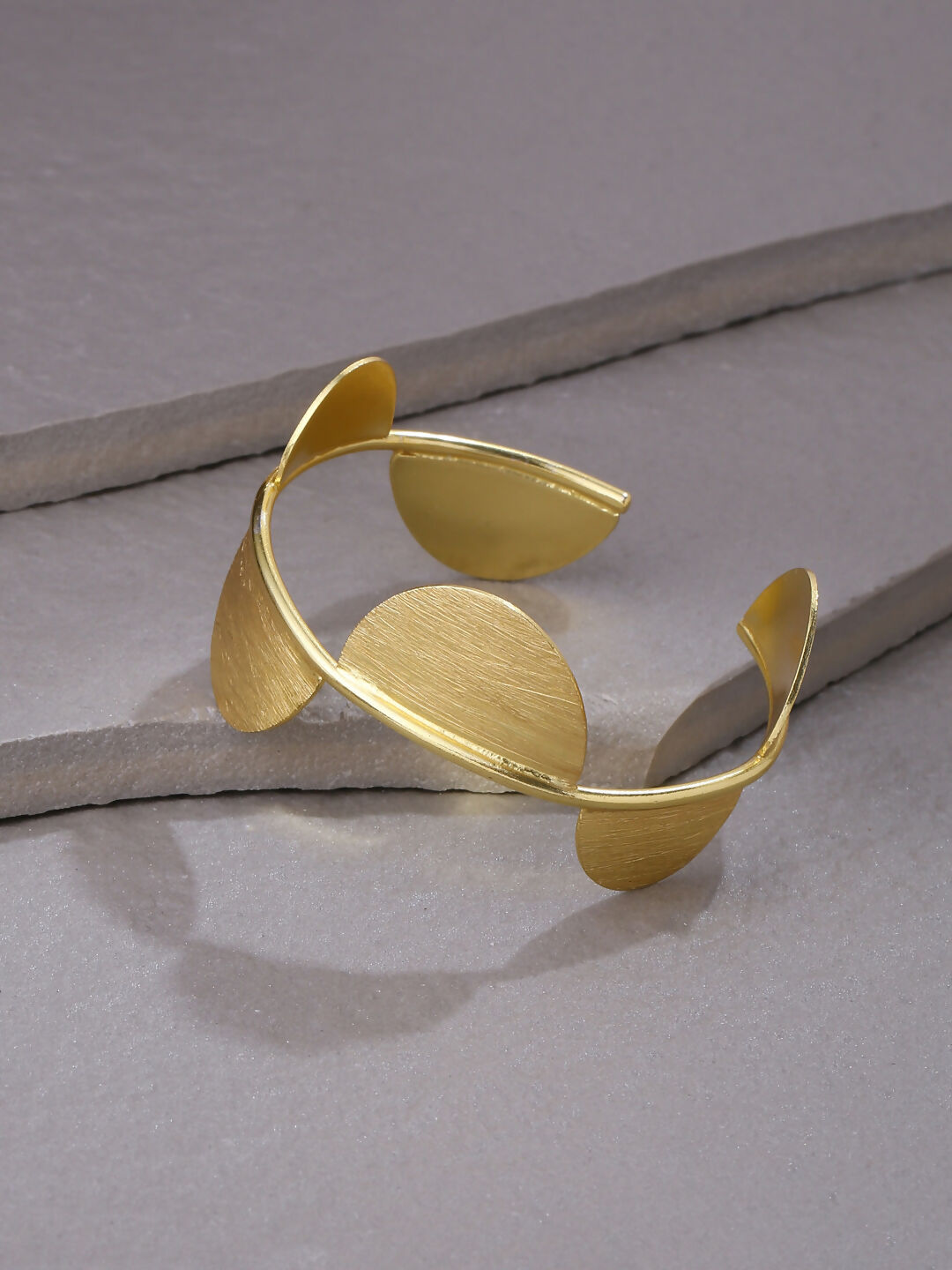 NVR Women Gold Plated Adjustable Kada Bracelet - Distacart