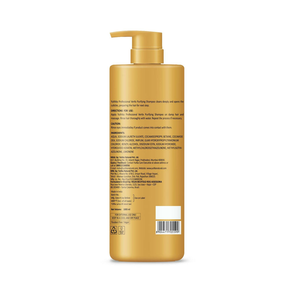 Yuthika Professional Vertix Hydrolyzed Keratin Purifying Shampoo
