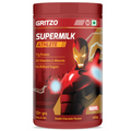 Gritzo SuperMilk Athlete Iron Man (13+y Boy & Girl), 17g Protein Powder (Double Chocolate)