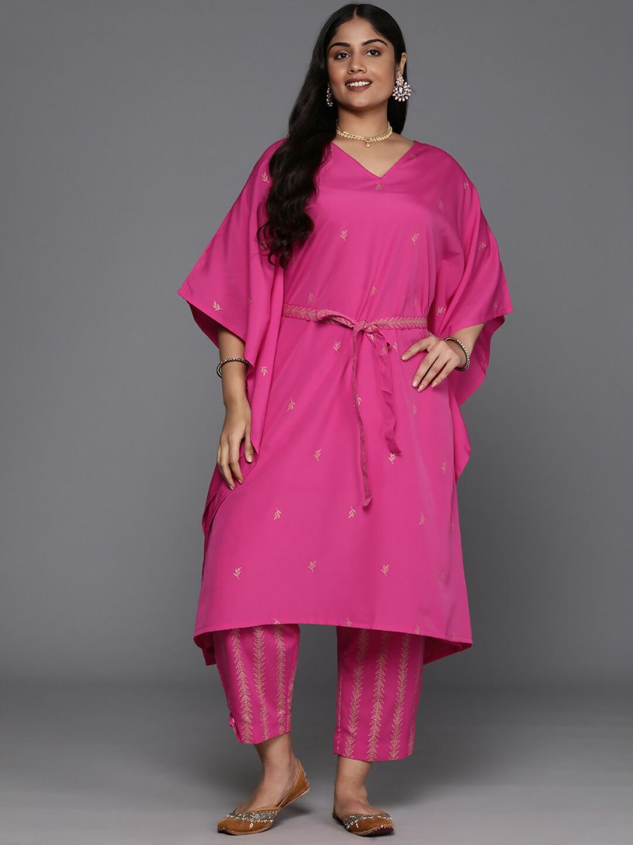 Ahalyaa Women's Traditional wear Kurta Set - Pink
