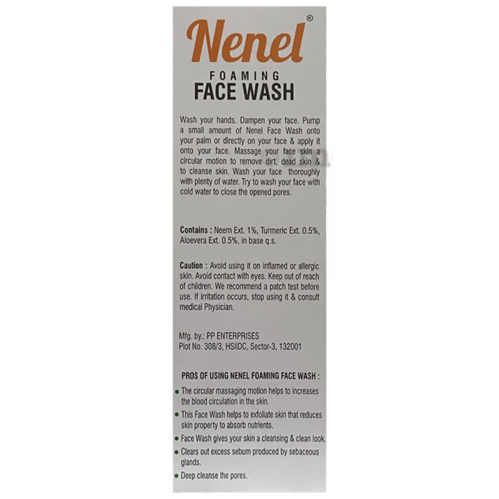 Elzac Nenel Fomaing Face Wash