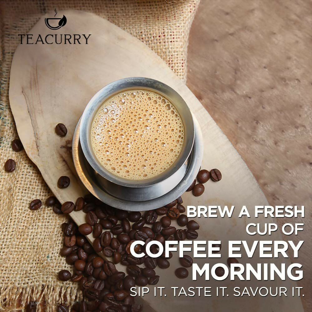 Teacurry South Indian Filter Coffee (100% Arabica Ground Coffee) for Authentic South Indian Taste - Kaapi Coffee - Distacart