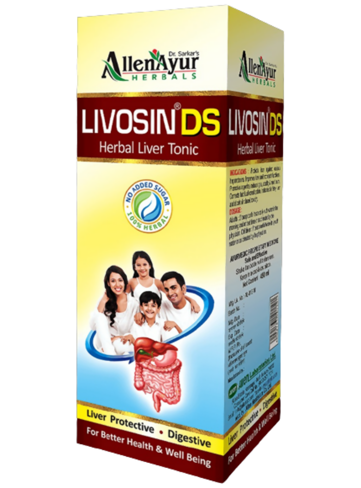 Dr. Sarkar's Allen Ayur Herbals Livosin DS Tonic - Distacart