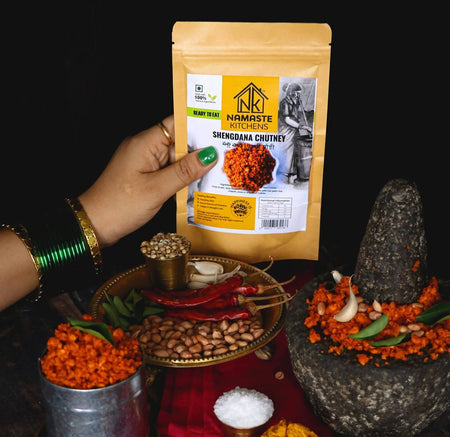 Namaste Kitchens Sholapur Shengdana Chutney