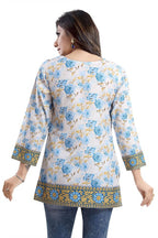 Snehal Creations Best Stylish Faux Crepe Printed Short Kurti Tunic