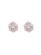 stone stud (Rose gold) - Ruby Raang - Distacart