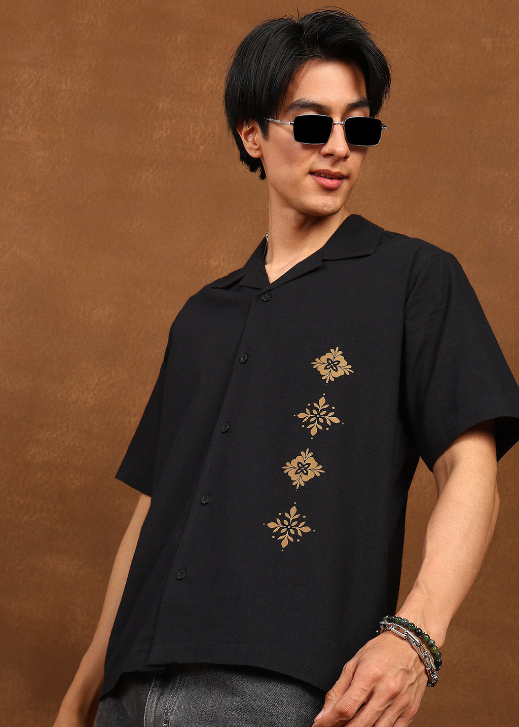 Fabmade Noir Bloom Shirt